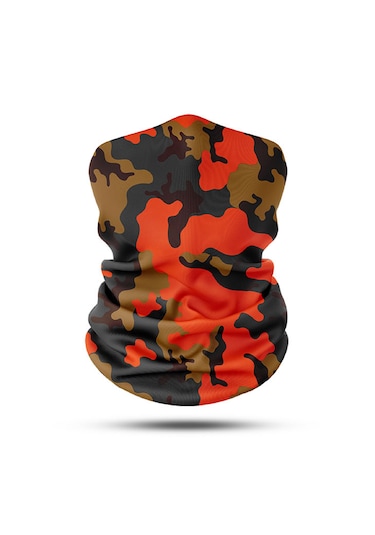 Vexo Camouflae Baf Bandana Turuncu
