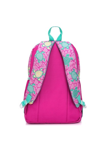 Wia Erkek Çocuk 3'lü Kaplumbağa Temalı Çocuk İlkokul 1.2.3 Ve 4. Sınıf Okul Çanta Seti Yeşil - Pembe