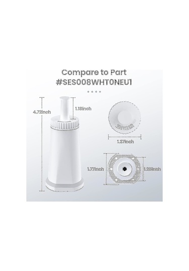 Sage Kahve Makinesi Qd-4 Su Filtresiyle Uyumludur - Sage Barista Express Pro Touch 2024 - Su Filtresi Diğer