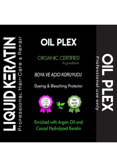 Oil Plex 500ml Saçı Yakmadan Açmak Için Oryalden Saç Koruyucu