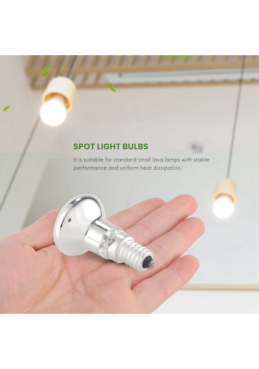 Lav Lambası E14 R39 30w Spot Işığı Yansıtıcı Spot Işık Ampulleri 3 Adet