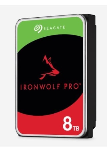 Seagate Ironwolf Pro ST8000NT001 3.5" 8 TB 7200 RPM SATA 3 NAS HDD