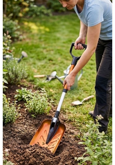 Kgms-711 Katlanır Kürek Alüminyum Gövde Kompakt Tasarım Taşınabilir