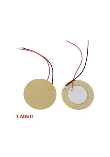 27mm Piezo Disk 5cm Kablolu Ses Üretici Oyuncak Alarm Acil Tehlike Uyarı Kapı Zil Oyun Kısa Devre Bu
