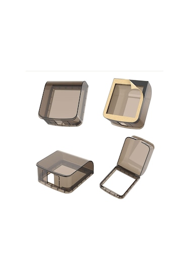 Homyl Su Geçirmez Çıkış Fişi Kapağı Duvar Soket Siyah