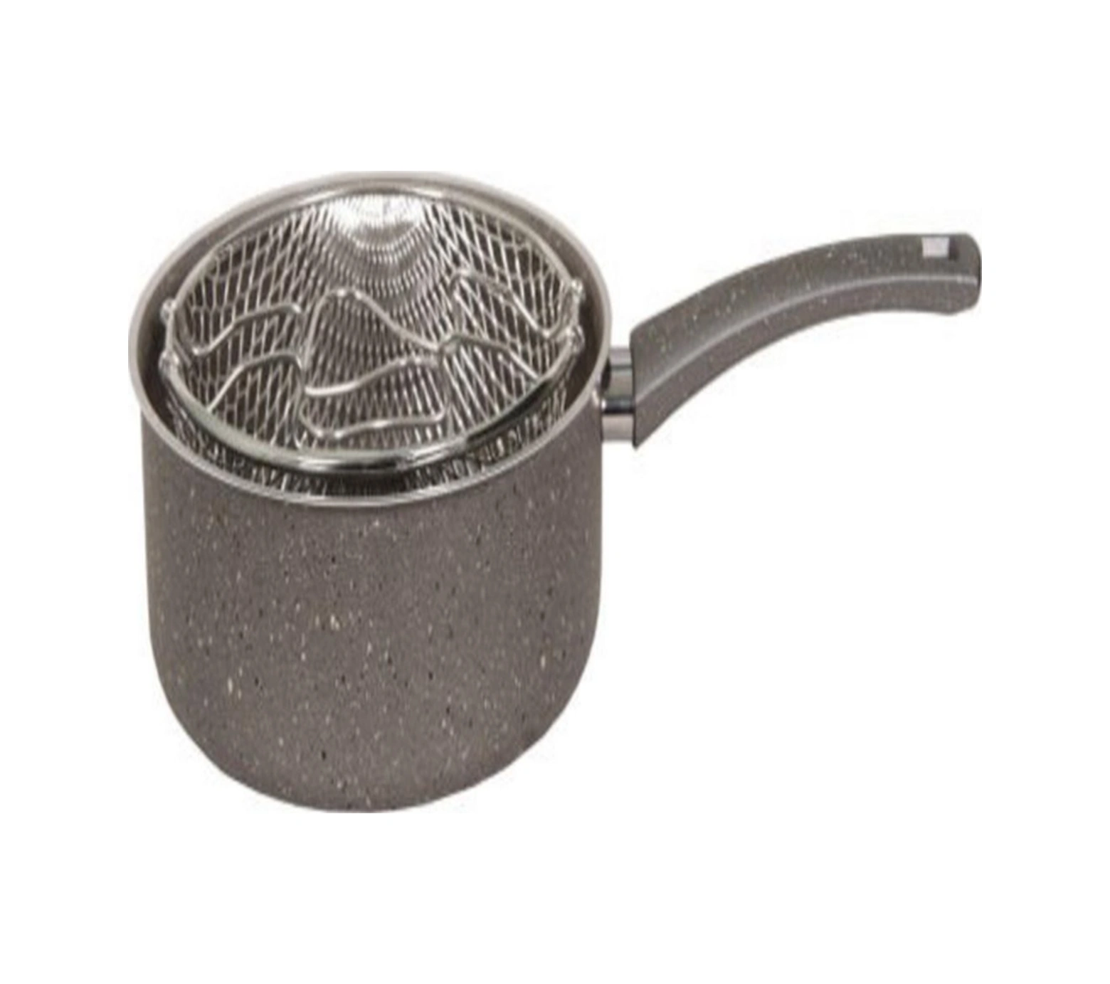 Mehtap 22cm Cips Tencere Gri Gri