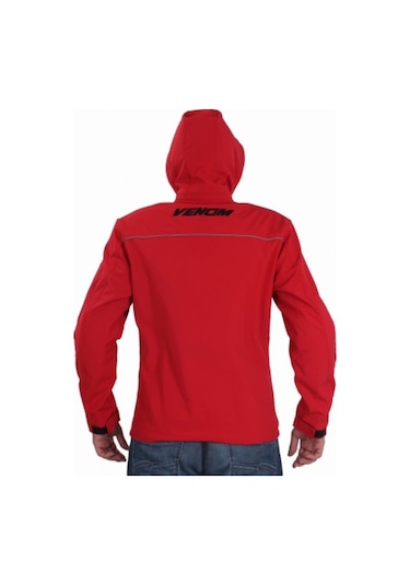 Venom Jaws Soft Shell Erkek Turuncu Motosiklet Montu Tam Koruma