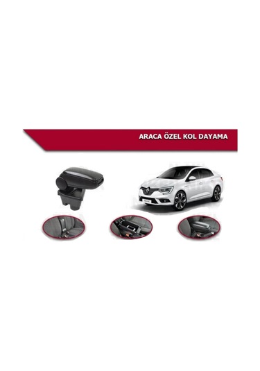 Megane 4 2016 Sonrası Araca Özel Kol Dayama Kolçak Niken