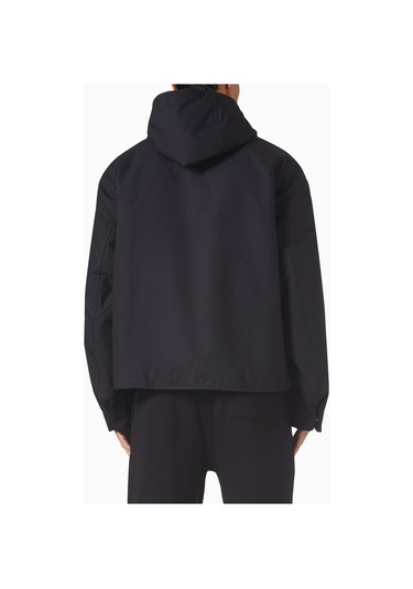 Jil Sander Su Tutmayan Pamuklu Ceket, Water -, Şık Ve Fonksiyonel Siyah