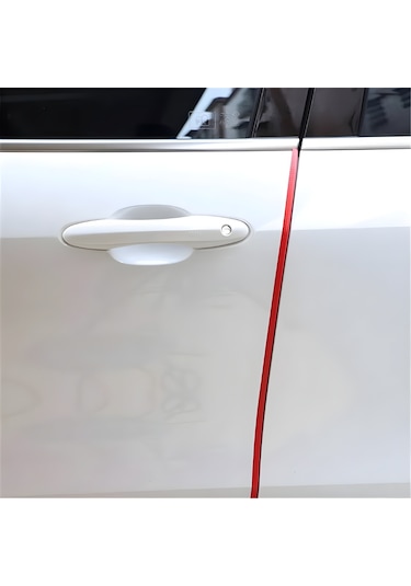 Seat Toledo Oto Araç Kapı Koruma Fitili 5metre Parlak Kırmızı Renk