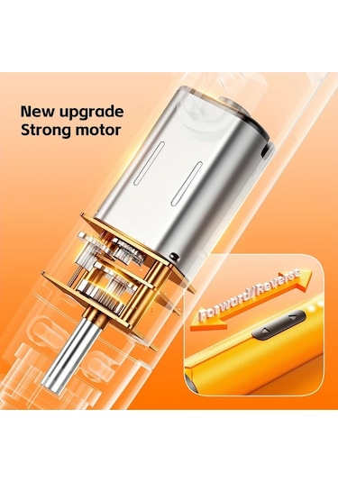 Xuweiwei Gri Blivrig 46li 1 Kablosuz Elektrikli Vidalama Seti 38 Manyetik Bit Usb Sarjli Lityum Batarya Onarim Aleti