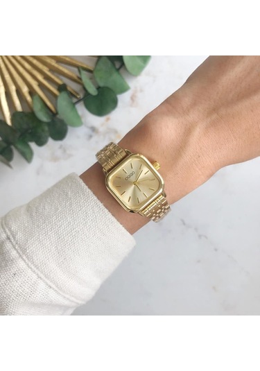 Melian Gold Kadran Gold Kordon Kadın Kol Saati Altın