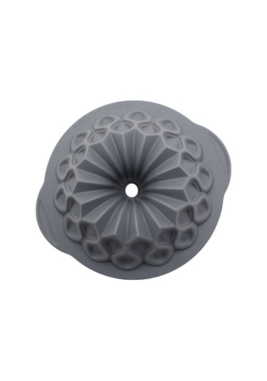 Yuvarlak Kek Kalıbı Silikon Kek Kalıbı Yapışmaz Kek Tavası Pişirme Kalıbı Gri