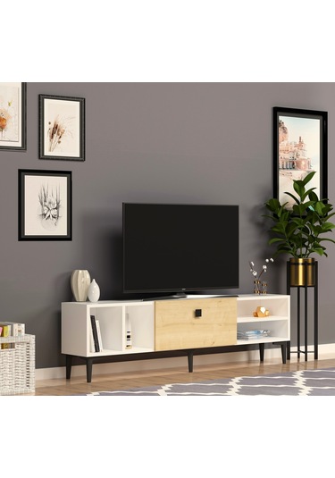 Sole Tv Ünitesi Beyaz Safirmeşe