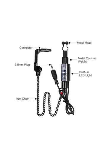 Artfulabode Zincir Vkemall Uyarısı Swinger Balıkçılık Askısı Alarmı Kırmızı Isırık Bulucu Xh Kırmızı