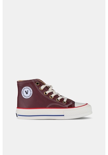 Vicco Monno Basic Unisex Çocuk Bordo Sneaker Bordo