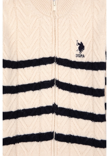 U.s. Polo Assn. Erkek Çocuk Krem Hırka Triko 50295651-vr071 KREM