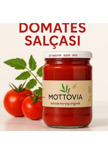 Domates Salçası 600 Gr. Organik Ev Yapımı Salça
