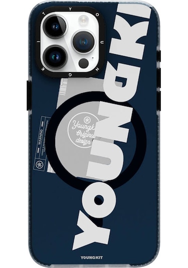 Youngkit - İphone 15 Pro Uyumlu Binfen Arka Koruma Kılıf - Yeşil Yeşil