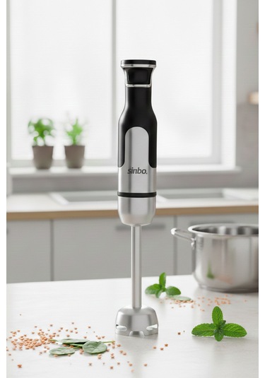 Sinbo SHB-7512 El Blender 1000W – Ayarlanabilir Hızlı, Paslanmaz Çelik Aparatlı