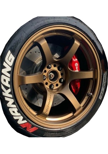 Lastik Yazısı Nankang Büyük Boy Araç Lastik Stikeri 31mm 4adett