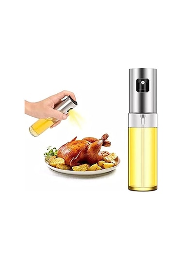 Çok Amaçlı Spreyli Sızdırmaz Cam Şişe Yağdanlık Limon Sirke Sos Püskürtücü Dağıtıcı Sprey Çok Renkli