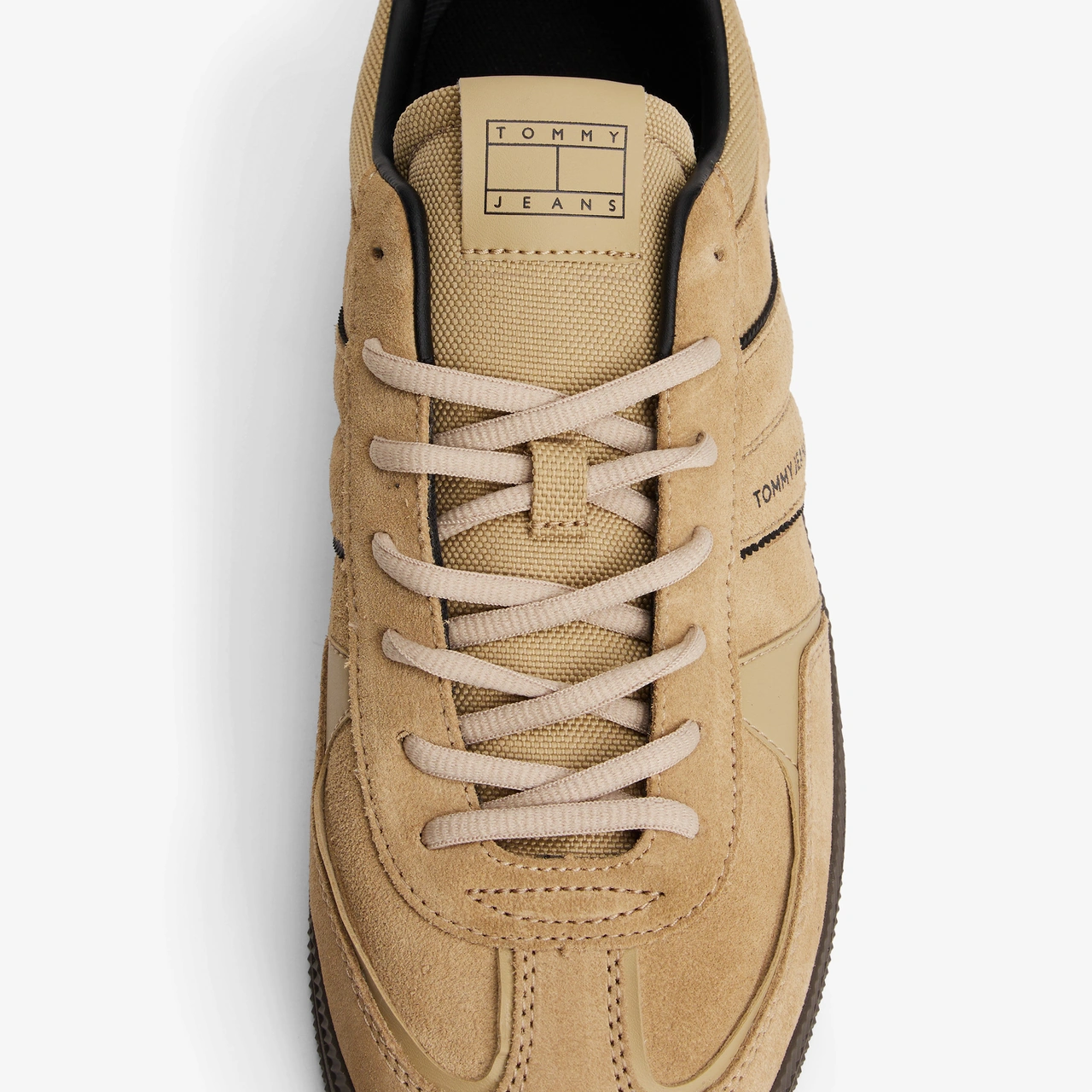 Tommy Hilfiger Greenwich Edge Suede Erkek Bej Spor Ayakkabı Em0em01609 Bej
