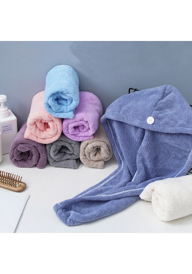 Reedark Hızlı Kuruyan Mikrofiber Saç Havlusu - Saç Kurutma Ve Bakımı İçin Pratik Şapka Diğer