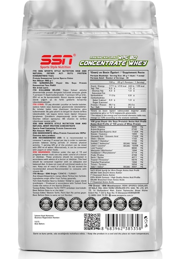 Raw And Natural Wpc80 900 G Aromasız