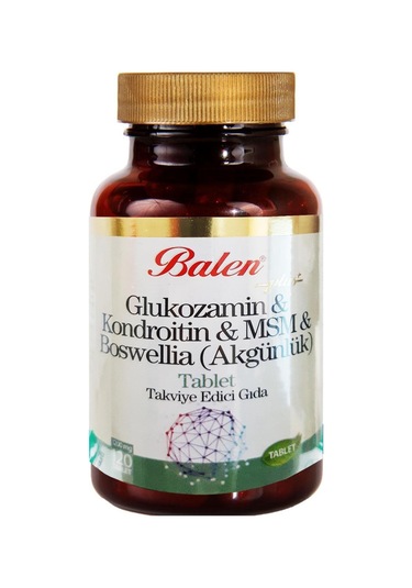Balen Glukozamin Kondroitin Msm Boswelia 1200 Mg 120   Tablet