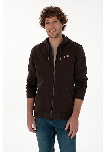 U.s. Polo Assn. Erkek Koyu Kahverengi Hırka Örme 50313755-vr084 Koyu Kahverengi