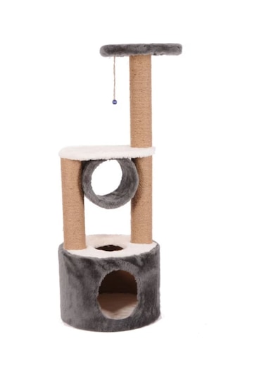 Cat Hause S05G Galaksi Platform Kedi Tırmalama Evi 40 x 40 x 112 CM
