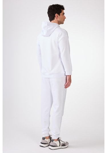 Dufy Beyaz Erkek Sweatshırt - Regular Fit Beyaz