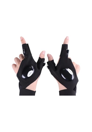 Lyon Led Aydınlatma Acil Onarım Eldivenleri Siyah