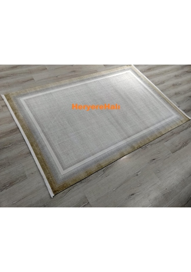 Yamalı Home Quka Halı Bodrum 7007 Sarı Gri %100 Akrilik160x230