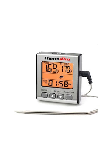 ThermoPro Dijital Problu Et Barbekü Gıda Termometresi