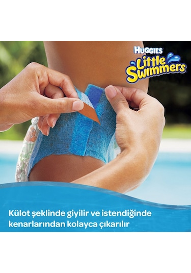 Huggıes Little Swımmers Mayo Bebek Bezi Beden:5-6 12-18kg 5 - 6 Numara