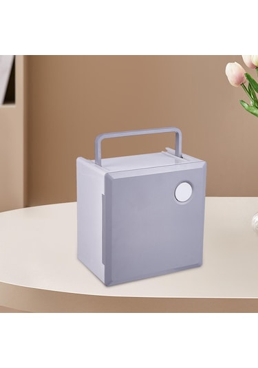 Suntek Kapaklı Yüz Mendil Kutusu, Duvara Monte Havlusu Tutucu Beyaz