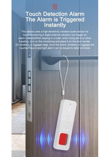 Maiyame Dedektörleri Böcek Dedektörü 5 Seviye Ayarlanabilir Hassasiyet Taşınabil Ev Kamerası