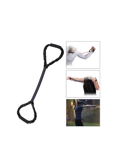 Homyl Boks Direnç Bantları Karate Trainer Fitness Siyah-35-lb Siyah 35 Lb Çok Renkli