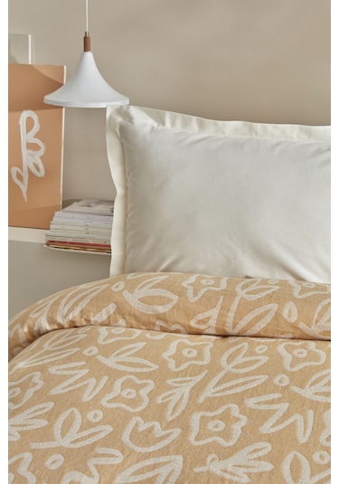 Karaca Home Bouquet Çift Kişilik Müslin Pike Sarı 200.22.11.0299