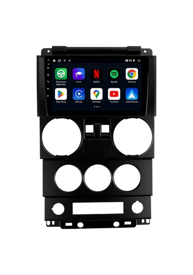 Jeep Rubicon 2008-2010 Android Multimedya Carplay Android Auto Navigasyon Kameralı 6gb Ram 64gb 9"