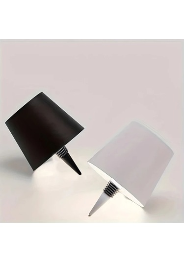 Honeybeeshop Siyah Kablosuz Sarap Sisesi Lambasi 2024 Yeni 3 Renkli Adim Adim Karartma Sarj Edilebilir Dokunmatik Led Masa Lambasi Restoranlar Icin Siyah