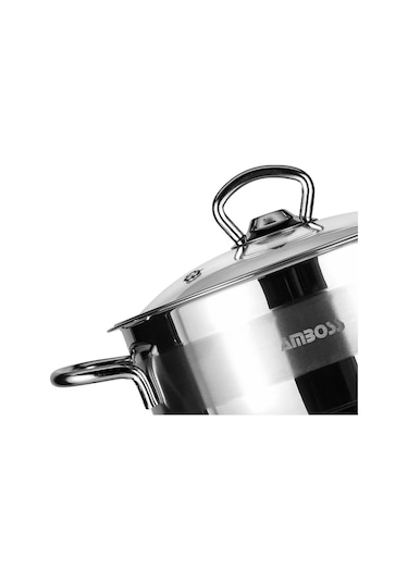 Saphire Saphire 26x07 Basık Tencere Çelik Kapak