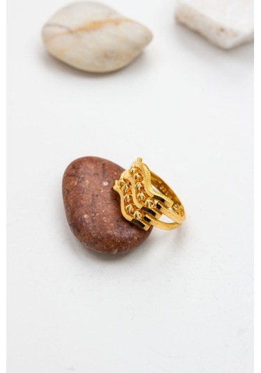 Latif Kuyumculuk 22 Ayar Altın Zigzag Dorika Kadın Yüzük Lkyzk1548 Altın