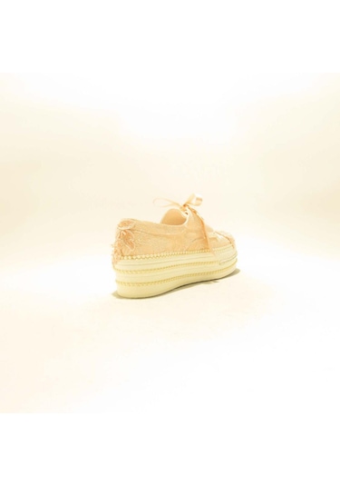 MESHURE MSRE001 PUDRA KADIN NAKIŞLI KURDELE BAĞLI İNCİ DETAYLI GE