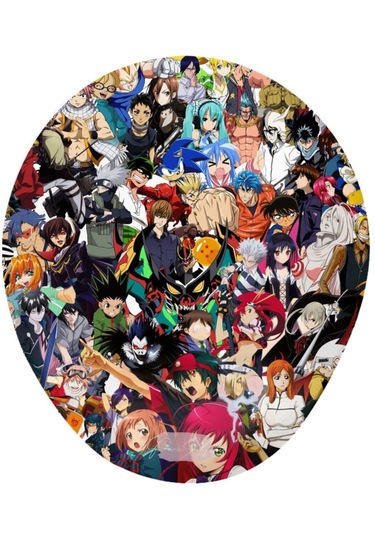 Anime Karakterleri Baskılı Bilek Destekli Mouse Pad Mousepad
