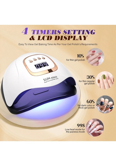 Güzellik Led Uv Işık Akıllı Kurutma Tırnak Jeli Özel Kurutma
