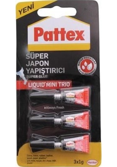 Pattex Süper Japon Mini Trio 3X1Gr