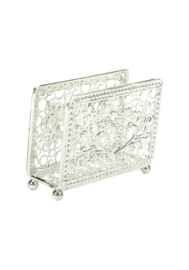 Suntek Yemek Masası Dekorasyon Argent Yaratıcı Masa Peçetelik Doku Tutucu